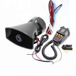 XZANTE Klaxon Bruyant Tonalit/é 100W 6 Son Haut-Parleur De V/éHicule De Camion De Voiture Dautomobile De Moto Sir/èNe Dalarme dAttention Haut-Parleur Klaxon De Lambulance des Pompiers