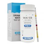 BCHKO Testeur d'eau potable 100 pièces, (9-en-1), Analyse de la qualité de l'eau, Dureté totale, Plomb, Cuivre, Nitrate (MIAO YONGXUAN SHOP, neuf)