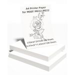 Phomemo Papier A4 Compatible avec l'imprimante M08F/M831/M832/M833/M834, Papier Thermique Blanc A4, 8.27" x 11.69"(210mm x 297mm), 200 Feuilles/Boîte (phomemo, neuf)