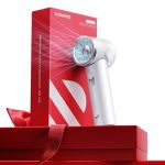 RANVOO 2025 Ventilateur de Poche Mini Puissant 100 Vitesses - Rechargeable pour Plein Air, Cadeau Élégant Hommes/Femmes Style Blanc Arctique (RANVOO Official FR, neuf)