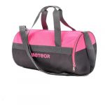 Sac de Sport 25L Femme Homme Enfant Fille Bag Sac Voyage Bagage Duffel Fitness Gym Vacances bandouli&egrave;re Fitness Travail avec Compartiment &agrave; Chaussures S&eacute;par&eacute; (25 L, Rose/Gris) (meteorsport, neuf)