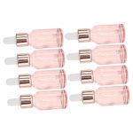 CANIGHT 8pièces Bouteilles Verre Avec Pipette Flacons à Huile Essentielle Verre Transparent Bouteilles Droppers Portables Pour Aromathérapie Et Parfum (ZORIYOI, neuf)