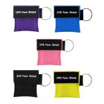 HUVZOR 5pcs CPR Masque Keychain, Secours Boucliers de Visage, CPR Masque Porte-clés, Masque de Réanimation Cardio-pulmonaire, Pour Les Premiers Secours Ou La Formation Aed (Volumetech OU, neuf)