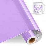 IModeur violet vinyle, vinyle adhésif violet brillant de 30,5 cm x 457,5 cm, vinilo adhesivo permanente violet pour Cricut, silhouette camée, la plupart des machines de découpe (IModeur Europe, neuf)