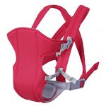 Porte-bébé Sac à Dos à Langer Nouveau-né Wrap Sling Seat Infantile Respirant Avant Dos Transportant Cadeau Certifié Ergonomique pour Mère Parents Nourrisons et Enfants(rouge) (Aeuyweu, neuf)