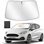 ZATOOTO Pare Soleil Voiture Pare Brise Avant sur Mesure pour Ford Focus 2019-2024, Pare Soleil Pare Brise Pliable, Epais et Réfléchissant en Bloque Les Rayons UV et Garde la Voiture Plus Fraîche (ZATOOTO-EU, neuf)