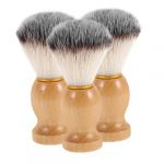 FRCOLOR 3 Pièces Blaireau Poils Souples Accessoire De Rasage Pratique Brosse De Barbier Accessoires De Rasage Mâle Blaireau Moustache Blaireau (White Beach, neuf)