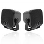 Herdio 100 W 4"Haut-parleurs externes Syst&egrave;me st&eacute;r&eacute;o Marin &eacute;tanche pour Bateau, Restaurant, Magasin, Jardin, Camping-Car, Camion ATV UTV Moto. (Vendu par Paire) (Herdio Store FR, neuf)
