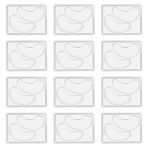 12 Pi&egrave;ces Masque pour les Yeux Moule Bricolage Transparent Sous les Patchs pour les Yeux Moules R&eacute;utilisable Transparent Masque pour les Yeux Patch Plateau Plaque (Vertigo eu, neuf)