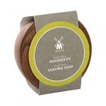 M&Uuml;HLE Kit de savon &agrave; raser - Bol en bois avec savon &agrave; raser - Aloe Vera pour peaux sensibles - V&eacute;g&eacute;talien, doux et nourrissant - 65 g (BonKoo, neuf)