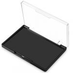 Zerodeko Palette Magn&eacute;tique Vide pour Fards &agrave; Paupi&egrave;res Format Compact Couvercle Transparent Plastique Robuste Noir Organisateur Cosm&eacute;tique Pratique pour Maquillage Professionnel (Joseph Xu, neuf)