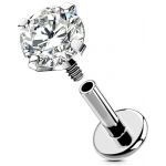 OUFER Body Piercing Piercing en titane pour h&eacute;lix, labret, monroe, l&egrave;vre, tragus, 6/8/10/12 mm, 16 g (OUFER Body Piercing, neuf)