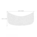 STOBAZA Lot de 100 Masques de Soin du Cou en Papier de Soie Naturelle Blanc Couverture Hydratante Cou Patchs Fines pour Absorption Optimale Accessoire Beaut&eacute; pour Peau Douce et R&eacute;par&eacute;e (Vitong, neuf)