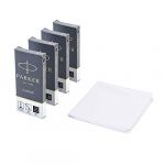 Stylo plume Parker Quink Recharges, Long, Lot de 20 cartouches Noir (Europens, neuf)