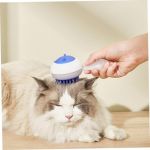 UPKOCH Brosse de Bain pour Animaux Silicone Souple Brosse de Toilettage Massage Douce pour et Chiens Multifonctionnelle Ergonomique Bleu (MYUTAN, neuf)