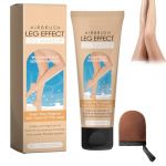 Autobronzant Corps Autobronzant Lotion avec un Gant Autobronzant, Naturel Autobronzant Visage Crème Autobronzante Longue Durée Pour Le Visage Le Corps Les Jambes Les Bras (Natural) (HWXH-EU, neuf)