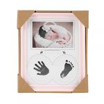 Souvenir Blanc FBGood Moule de Bricolage Mains et Pieds pour B/éb/é Moulage Empreinte B/éb/é Kit de Moulage 3D pour B/éb/é Empreinte de Main ou Pied en 3D Enfant Poudre de Moulage pour DIY