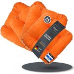 LILENO HOME Lot de 4 coussins de chaise, Orange, 38 x 38 x 8 cm, Coussins de si&egrave;ge pour chaises de jardin, cuisine ou salle &agrave; manger, confortables, r&eacute;sistants aux UV pour usage int&eacute;rieur et ext&eacute;rieur (Discount-Deal24, neuf)