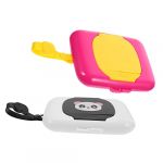 SKISUNO 2 pi&egrave;ces Bo&icirc;te Lingettes Humides Portable Distributeur &Eacute;tanche pour Lingettes Rangement avec Couvercle Adapt&eacute; Salle de Bain et Ext&eacute;rieur Styles Al&eacute;atoires et Noir (Kostowmer, neuf)