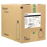 Aqua B. Marron sp&uuml;l Solution plastique Bouteille d'eau, 6 x 1000 ml st&eacute;rile (Selfcare-Bodensee, neuf)