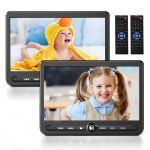 Arafuna 10.5" Deux Lecteur DVD Voiture Double ecrans ind&eacute;pendant Portables, &eacute;cran de Voiture Rechargeable pour Lire Un Film diff&eacute;rent ou Deux (Ara Eu, neuf)