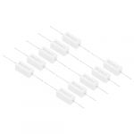 PATIKIL Résistances de 10 Ohms, 10 Pièces, Résistance en Ciment Céramique de 5W pour Adaptateurs d'Alimentation, Audio, Ordinateur, Télévision, Circuit Imprimé (PATIKIL UK, neuf)