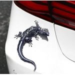 Autocollant Sticker Salamandre lezard Gecko Blanc Voiture Moto macbook Tribal Tuning