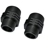 AERZETIX - C51984 - Lot de 2 R&eacute;ductions &agrave; Visser m&acirc;le/m&acirc;le - Filetage 1 1/4"x1" - en Plastique - mamelons r&eacute;duits &agrave; raccord filet&eacute; - PN 10 Bars (jmd aquarium bassin peche, neuf)