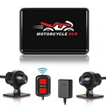 VSYSTO Caméra de Tableau de Bord de Moto sans écran, WiFi, Vision Nocturne, Double caméra Avant et arrière 1080p, Objectif Grand Angle 130 °, capteur G, Enregistrement en Boucle (B2UL) (VSYSTO Official-FR, neuf)