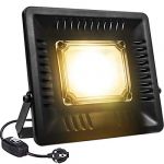 Relassy Lampe Horticole 50W,Lampe Plante avec Étanche IP67 Fonction,Haute Luminosité COB LED Lampe Horticole Led Spectre Complet,Lampe de Culture pour élever des Semis,Hydroponie,Intérieur & Extérieur (GanpleEU, neuf)