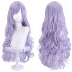 Colorfulpanda Perruque de cosplay pour femme Style Harajuku Anime Halloween fête ou usage quotidien Violet 80 cm (VivoCity, neuf)