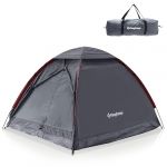 KingCamp MONDOME II Tente de Camping Ultra Légère pour 2 Personnes - Dôme Étanche, Compacte et Adaptée au Sac à Dos - Idéale pour Camping, Trekking et Extérieur - Gris (KingCamp EU, neuf)