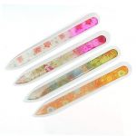 FRCOLOR 4 Pièces Manucure Des Ongles Manucure Nail Art Limes à Ongles En Verre (Laners, neuf)