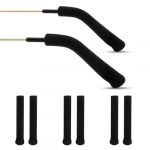 MXTIMWAN 3 Paires Protege Branche Lunette,Antidérapants pour Lunettes de Soleil,Manchon de Bras de Lunettes,Couvre Protège Branche de lunettes en Coton Tricoté Doux,Coussinets d'oreille pour Lunettes (NECUNDASHOP, neuf)