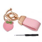 GGUFAY Porte CléS En Cuir Pour Femmes, Porte Clef Femme, Imitation Cuir, Porte-CléS PêChe Mignon, Breloque De Sac, Porte-CléS De Voiture, Pour Usage Quotidien, Sac, Voiture, Rose (Rfervgauk, neuf)