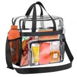 NLONLL Sac Fourre-Tout Transparent en PVC avec Bandouli&egrave;re Portable pour Les Sports, Approuv&eacute; par le Stade (31 x 30 x 15 cm) (Pengcong e-commerce Co., Ltd, neuf)