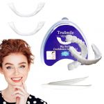 GGUFAY 1 Paires Dentier Provisoire, Faux Dentier, Facette Dentaire Cosmétique,Placages Fausses Dents Haut et Bas Temporaires,Faux Dentier Sourire Parfait, pour Hommes Femmes (Rfervgauk, neuf)
