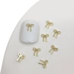Lot de 20 nœuds en métal 3D pour décoration d'ongles (Asjcj, neuf)