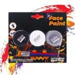 Maquillage Visage Halloween - Crème De Peinture Pour La Peau Hydrosoluble,3 Couleurs Peinture Hydrosoluble Pour Le Corps Et Le Visage - Pour Fête Goth Événement Sportif Clown Vampire Sorcière Et Squel (xiangyuanxianzhixingqixiufuwuyouxiangongsi, neuf)
