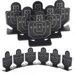 Aoutacc Airsoft Cible adh/ésive Ronde 15,2 cm avec Anneaux de Score