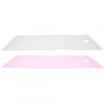 Generic Couvercle de Lit de Salon de beauté, Feuilles de Lit de Massage Molles et Confortables en Fibre de Polyester, Massage pour le Salon de beauté (blanc + rose) (Ongoion, neuf)