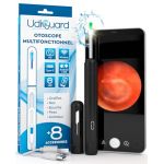 Otoscope Oreille avec Caméra 1920p 3,6mm Étanche WiFi Elimination du Cérumen - UdiGuard Endoscope Nettoyant Oreille 6 Lumières LED Adultes Bebe Animaux - Compatible avec iPhone iPad Android Noir (Eurocali, neuf)
