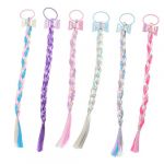 BATHVEVE 6pièces Accessoires De Cheveux Avec Nœud Extensions De Cheveux Tresses Pour Garçon Fille (MINAMYIO, neuf)