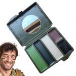 Peinture de camouflage pour le visage, peinture pour le visage de chasse - Huile de camouflage extérieure | Peinture de maquillage imperméable pour le visage, 5 couleurs, peinture de maquillage de dis (kailiy, neuf)
