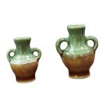 1 Ensemble Vase Céramique Miniature Décoratif pour Maison Réaliste pour Décoration Intérieure et Scènes Miniatures (KEDONE, neuf)