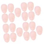 FRCOLOR Lot De 20 T&ecirc;tes De Poup&eacute;e Mannequin Tr&eacute;pied Support De &Eacute;pingle &Agrave; Mini Jouets En Vrac Jouets Pour Filles Poup&eacute;es Princesse Accessoires Pour Filles Jouets (Laners, neuf)