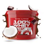 Scitec Nutrition PROTEINE 100% Whey Protein Professional, choco-coco, 5000 g (FitSante, neuf)