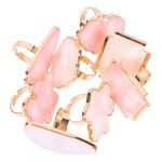 Alipis 8 pi&egrave;ces Palette Ongles Anneau Faux Support M&eacute;lange Couleurs Manucure DIY (Dahlia Oiye, neuf)