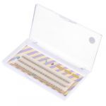 FRCOLOR Faux Cils Extensions Naturels 10mm, Bo&icirc;te de 1, Densit&eacute; Moyenne, Couleur Caramel, pour Femmes, Maquillage Quotidien et Soir&eacute;es (White Beach, neuf)