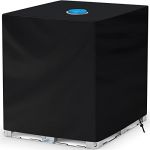 Bâche Réservoir d'eau IBC 1000 L NEVERLAND Bache pour Cuve 1000 L IBC 210D Couverture Container Citerne Eau Pluie Coupe-Vent Anti-UV 120 * 100 * 116cm Noir (DayBetterDeals, neuf)